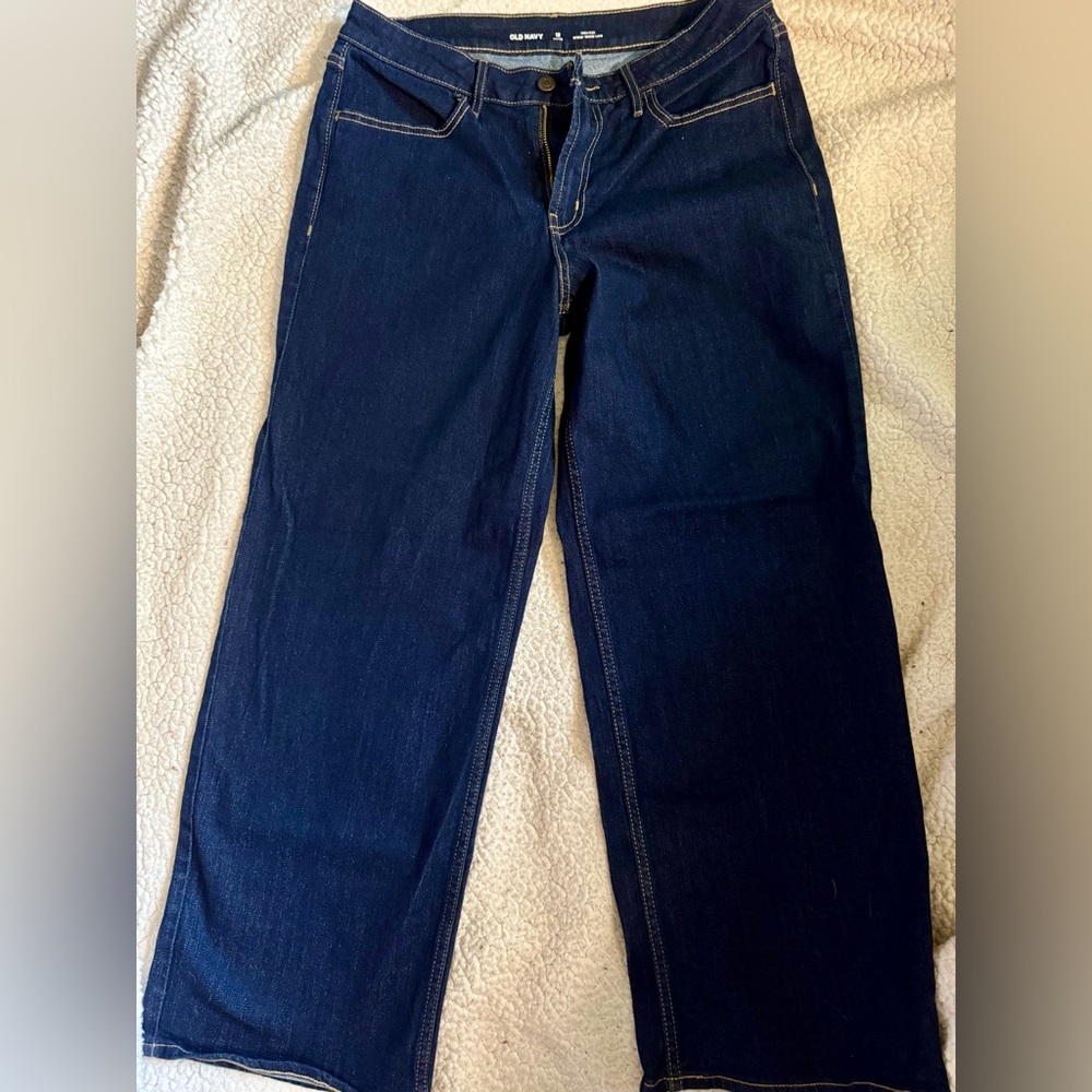 Old Navy Women's Dark Blue Flare Jeans